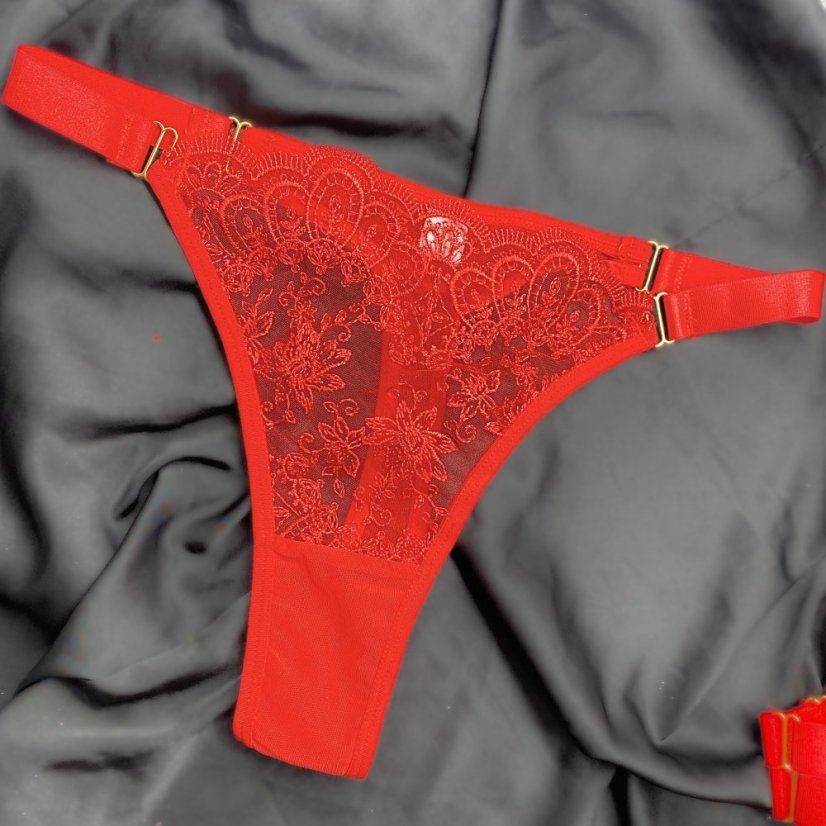 Marilyn red - Barva: Červená, Velikost: M