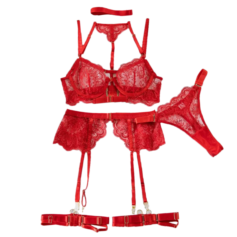 Marilyn red - Barva: Červená, Velikost: M