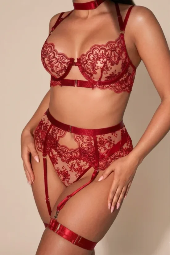 Marilyn red - Barva: Červená, Velikost: M